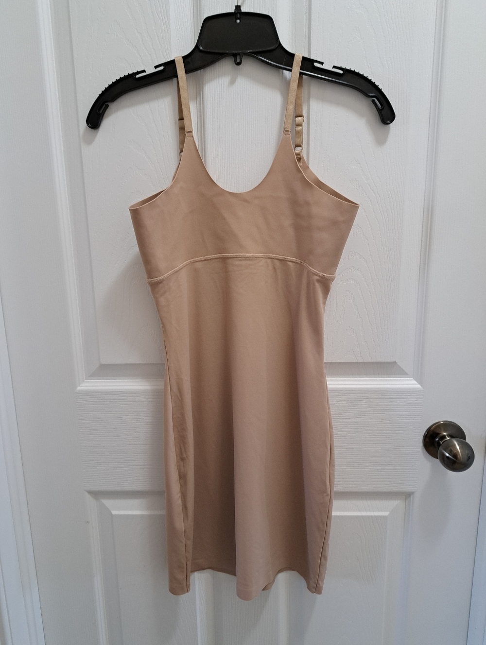 Warner's Beige Nude Shaping Slip Dress - Picture 8 of 9